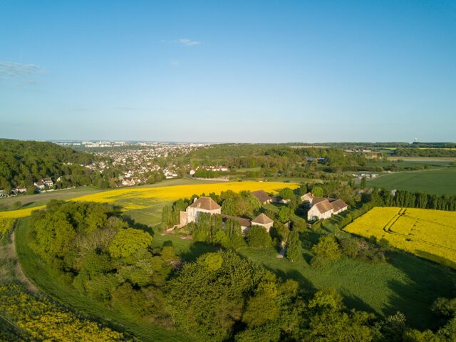 Vue aérienne de Vauhallan