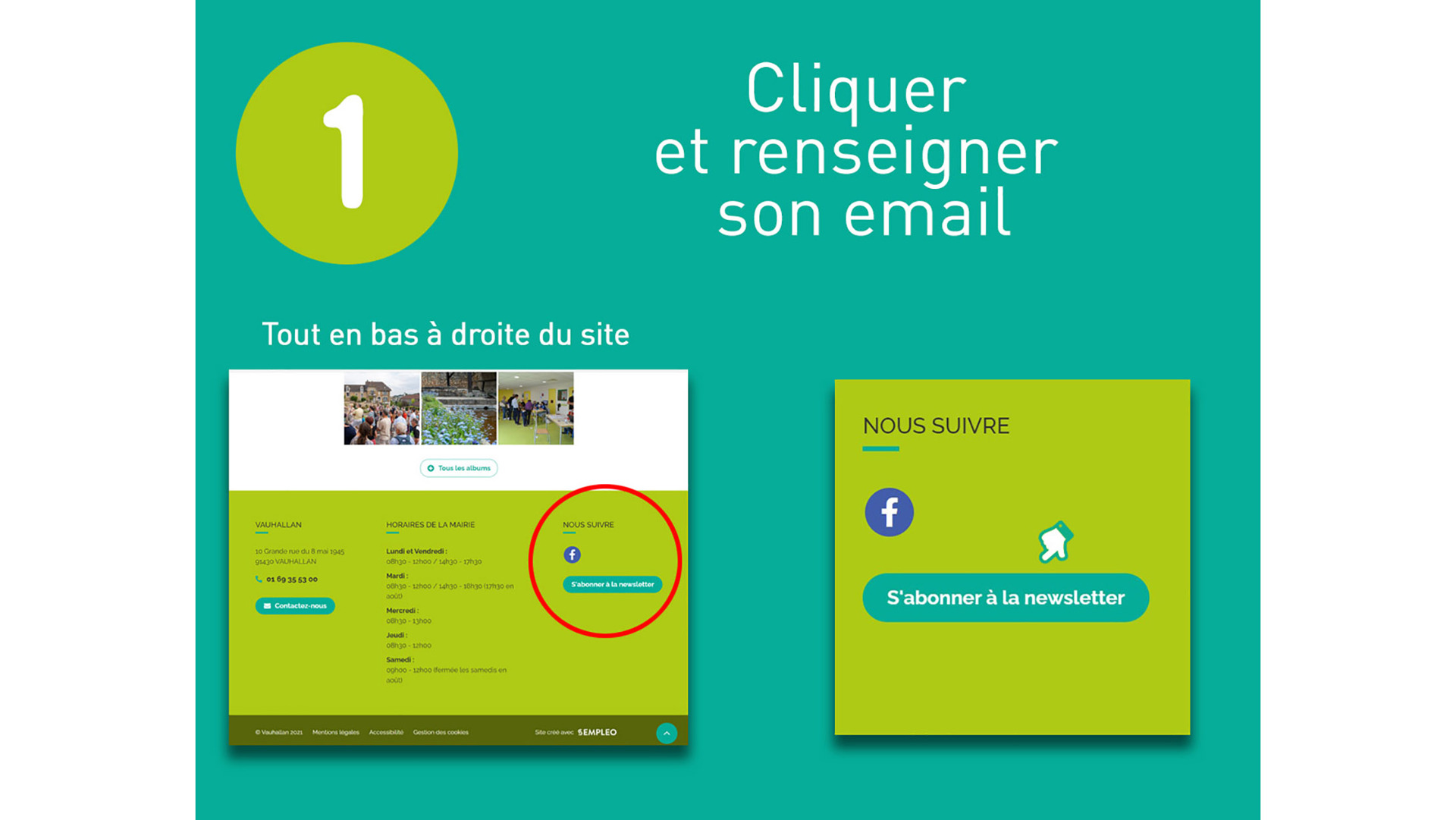 Newsletter étape 1