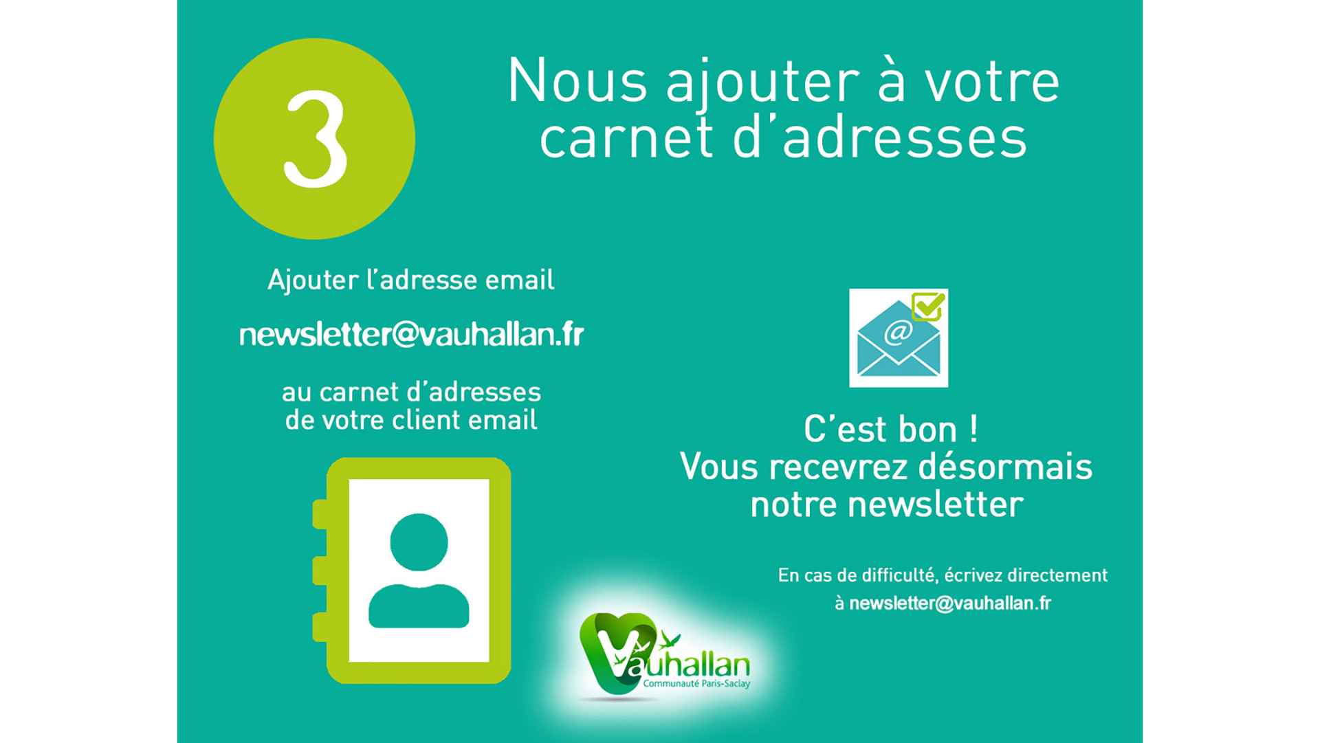 Newsletter étape 3