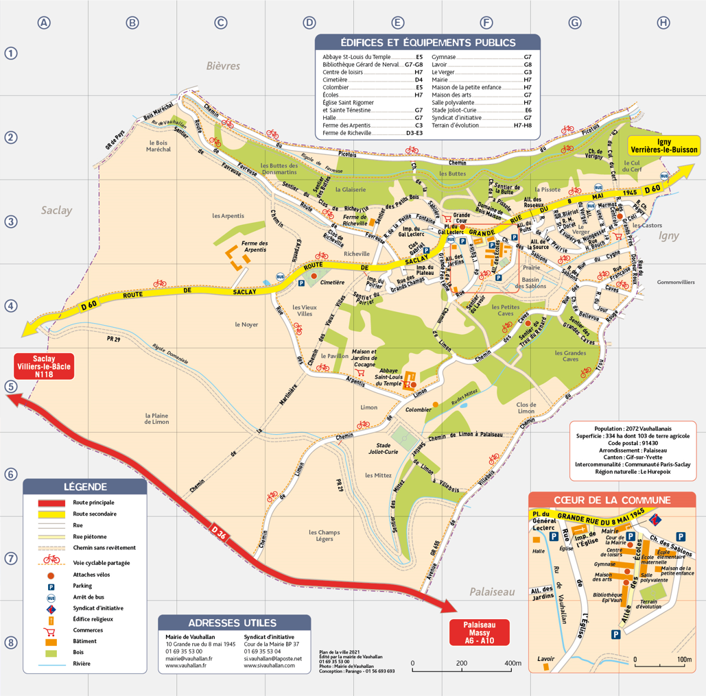 Plan de la commune